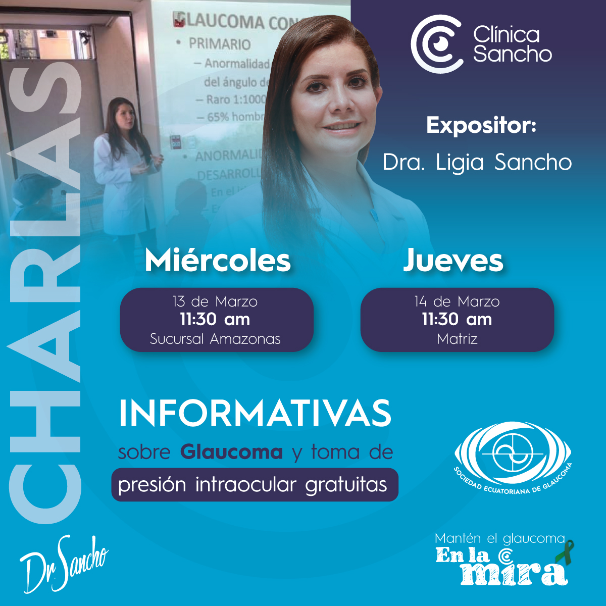 Charlas informativas sobre el Glaucoma